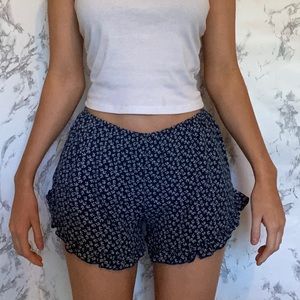 Brandy Melville Flower Shorts
